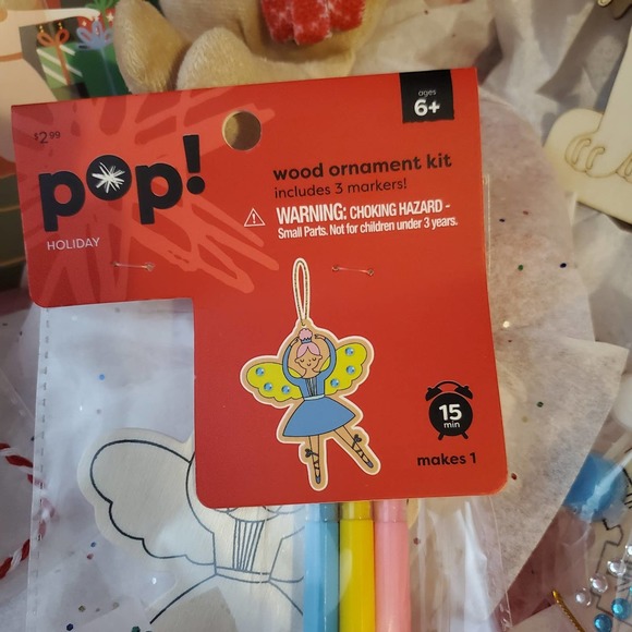 Christmas bundle stocking stuffer gift lot dog crafts kits stickers stuffed dog - Picture 5 of 11